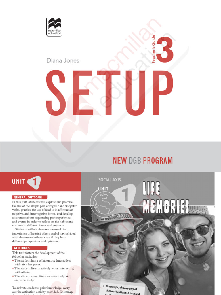 Setup Teachers Guide 3 Pdf Experience Vocabulary