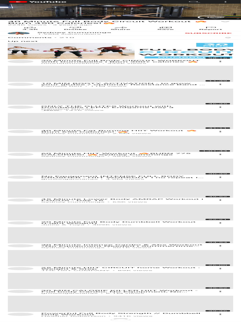 40 Minute Full Body Circuit Workout Burn 450 Calories Youtube