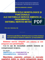 9 SNA Simpatic, Parasimpatic Și Metasimpatic