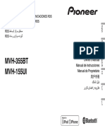 Stereo Pioneer MVH-355BT - MVH-155UI - Owner Manual