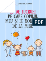 25 de Lucruri Pe Care Copilul Meu Si Le Dorește de La Mine