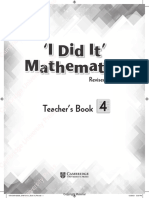 CUP Mathematics - I Did It - Book 4