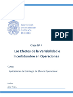 Clase 4. Los Efectos de La Variabilidad e Incertidumbre en Operaciones