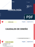 Sesión 13 - HIDROLOGÍA B1 - CAUDAL DE DISEÑO