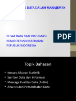 Pemanfaatan Data Dalam Manajemen Puskesmas