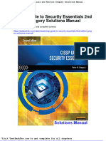 Cissp Guide to Security Essentials 2nd Edition Gregory Solutions Manual