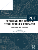 I Yuan - Icy Lee - Becoming and Being A Tesol Teacher Educator - Research and Practice (2021, Routledge)