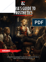 Darias Guide To Prosthetics Homebrew 5e