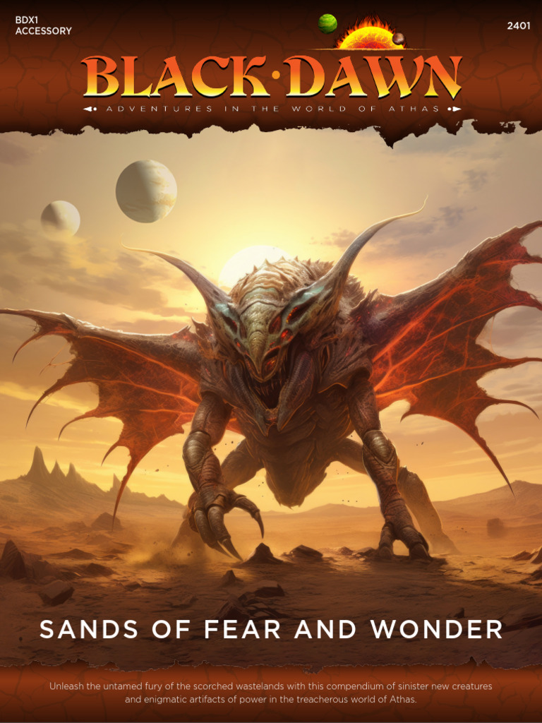 Black Dawn Sands of Fear and Worder PDF Fires Predation