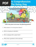 Grade1 Picture Description Worksheet | PDF