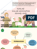 Ikhlas Dalam Kehidupan Sehari-Hari