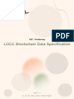 LOCC Blockchain Data Specification V1.0