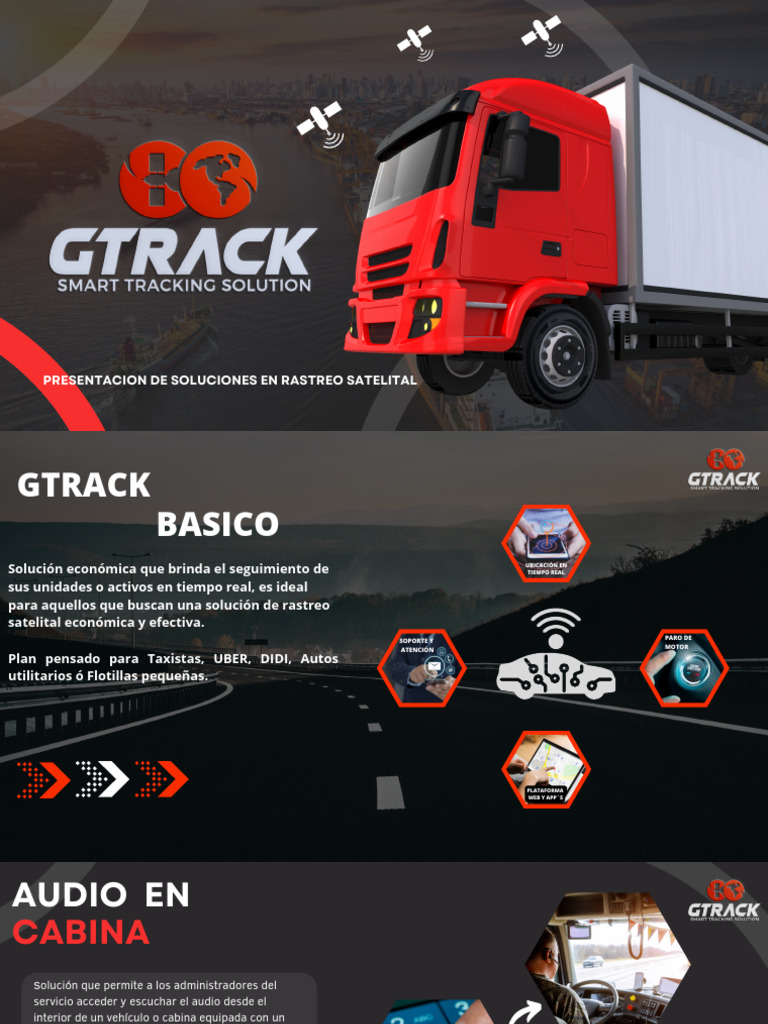 Presentación GTrack v2 | PDF | Transporte