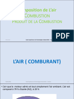 Composition de L'aircombustionproduitdelacombustion