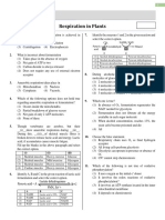 Respiration in Plants DPP 04of Lec 06 PDF