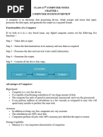 Class 11th Computer Notes Ch1