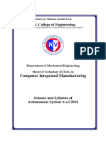 R.V.College of Engineering: Computer Integrated Manufacturing