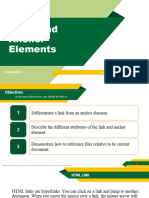 Links and Achors Elements