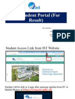 IST Student Portal (For Result)