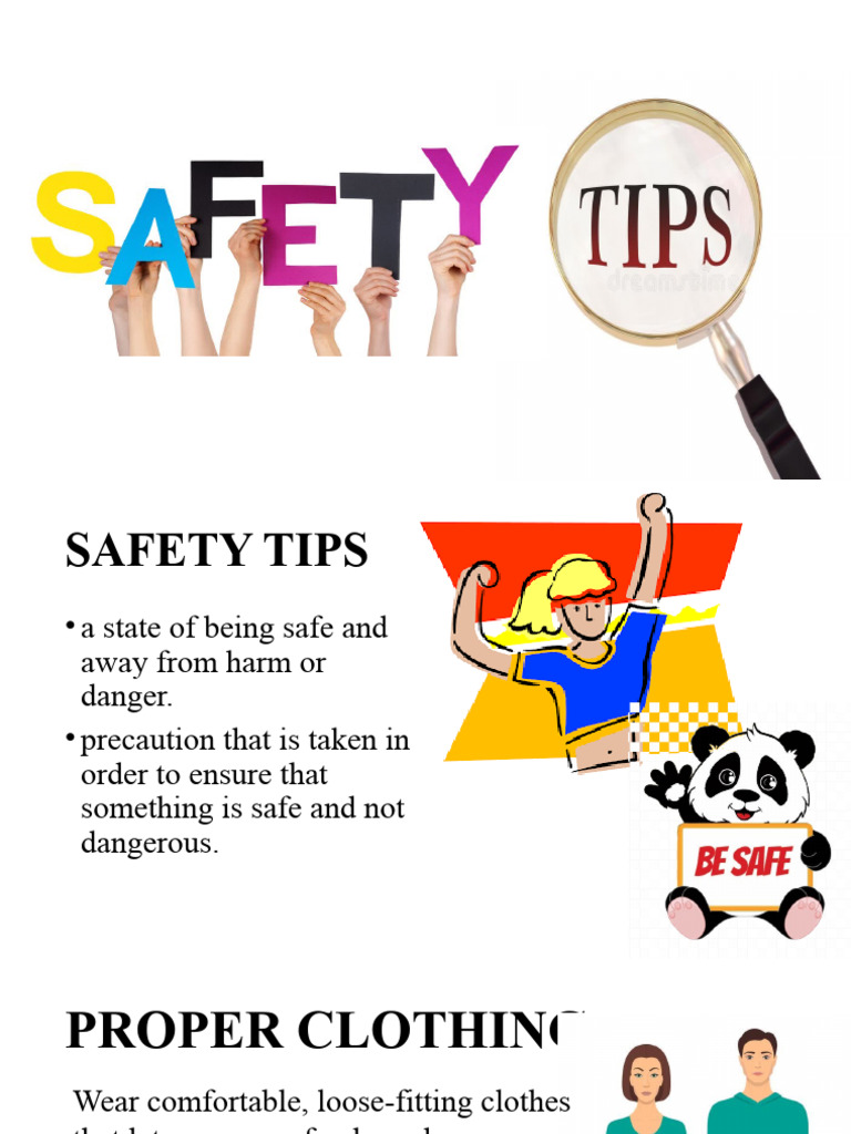 PhEd12 Safety Tips 1.3 | PDF