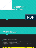 C1-Introduction To Malaysian Law