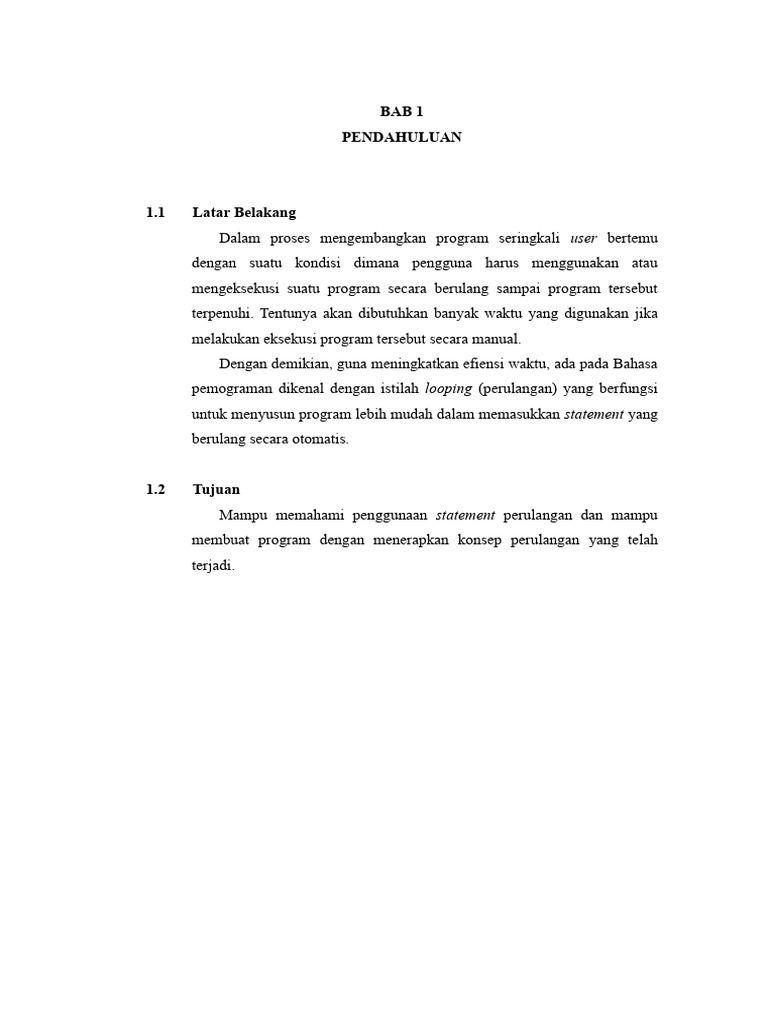 Struktur Perulangan dalam Python | PDF