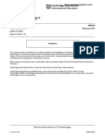 IGCSE Mathematics Paper 4 Mark Scheme | PDF