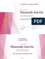 Colorful Recognition Certificate