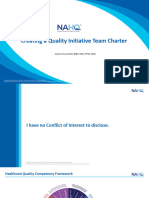 Creating A Quality Initiative Team Charter - Slide Deck