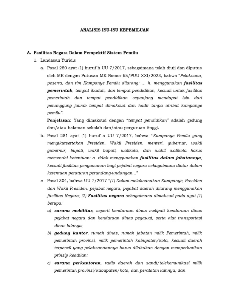 Analisis Isu APK APS Dan Fasilitas Negara PDF
