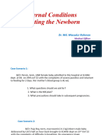 Maternal Condition Affecting Neonate