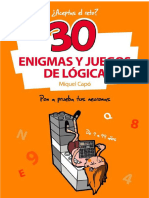 PDF 30 Enigmas y Juegos de Logica Miquel Capo - Compress