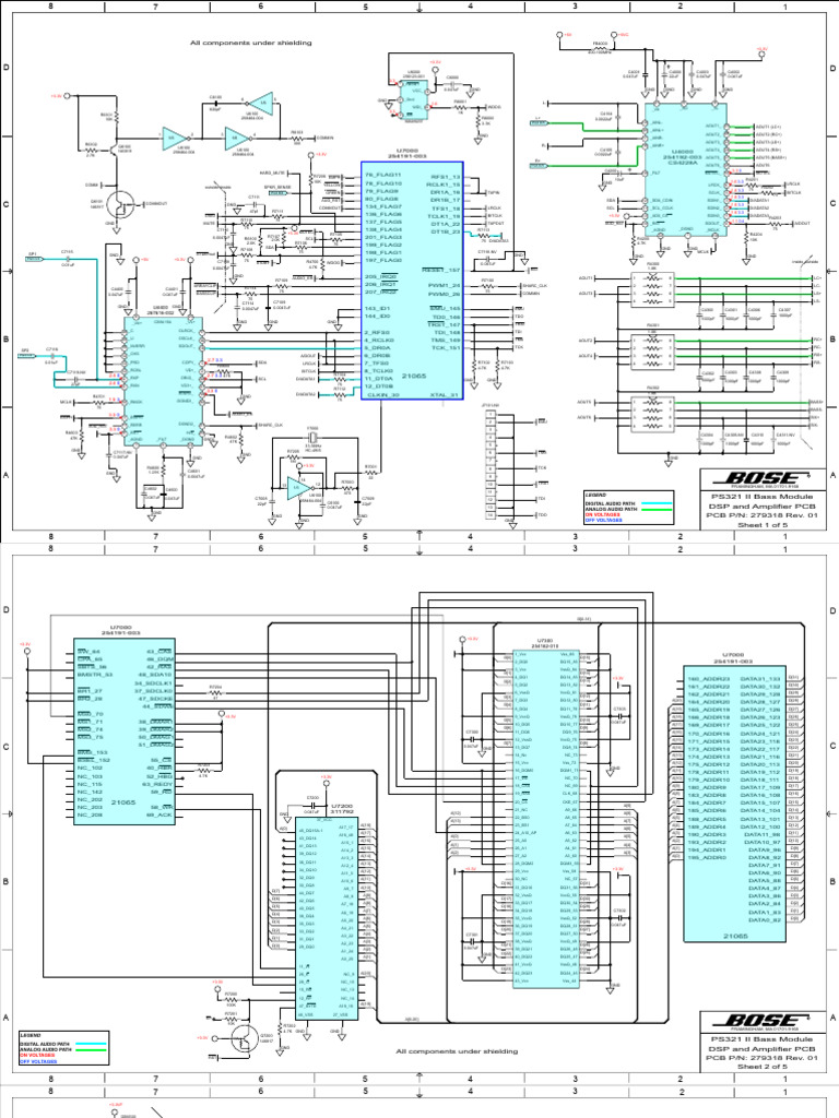 Bose Acoustimass Ps321 Ps3-2-1-II Bass-Module SCH | PDF
