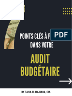 7 Points Clés Audit Budgétaire, Taha EL HAJJAMI