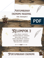 Pertumbuhan Ekonomi - Kelompok2