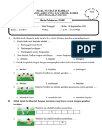 Soal Sumatif Harian 1 Kls 1