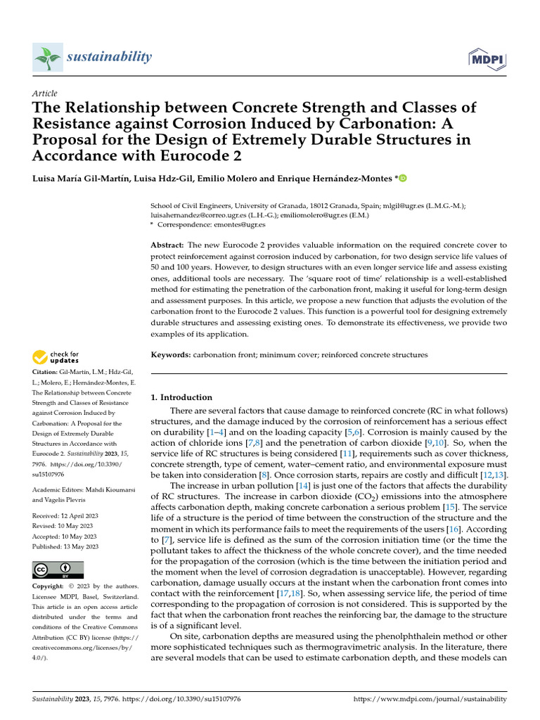The Relationship Between Concrete Strength and Cla-1 | PDF | Concrete ...
