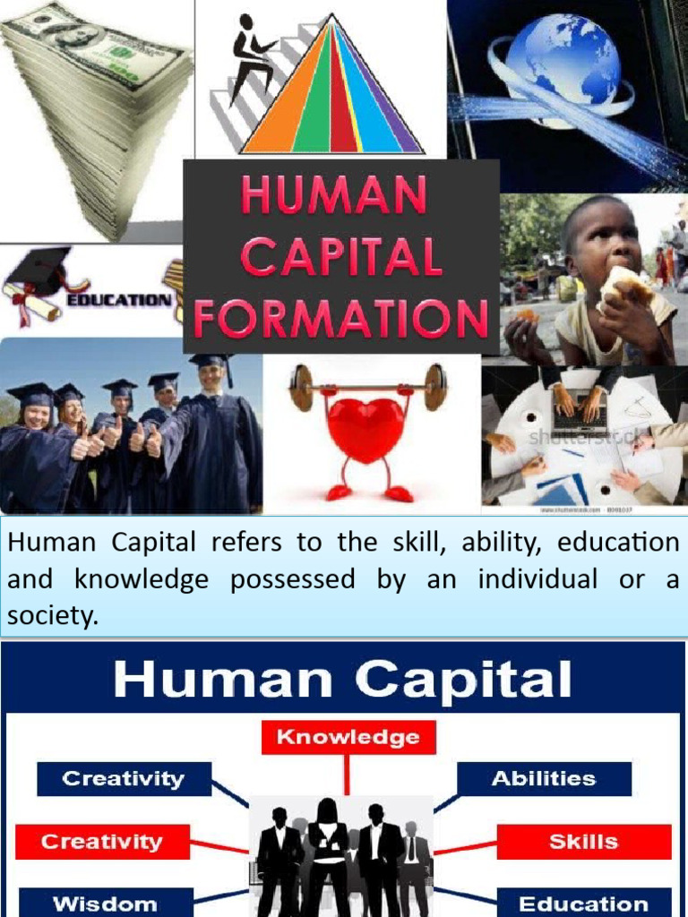 Human Capital Formation | PDF | Economic Growth | Human Capital