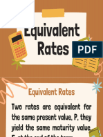 Equivalent Rates