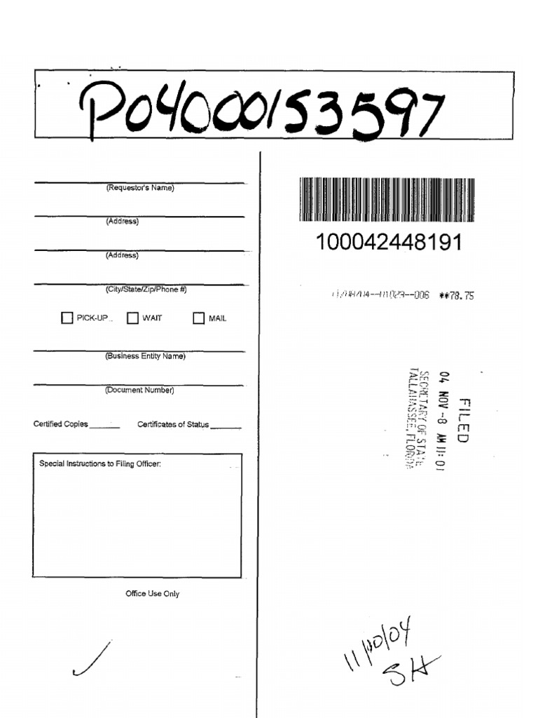 Bridgestone Articles of Incorporation Example | PDF