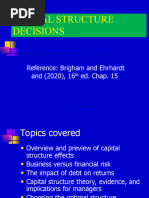 Capital Structure Decisions