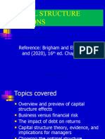 Capital Structure Decisions