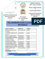 Science Des Materiaux 1