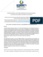 Coloracao Da Polpa de Acerola Obtida Sob Diferentes Formas de Processamento. 2019