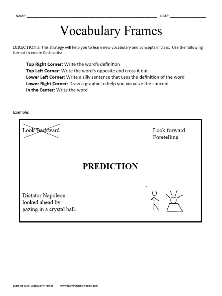 _vocab_11_vocabulary_frames PDF
