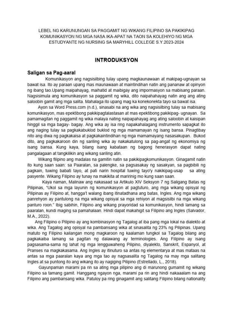 Fil Research | PDF