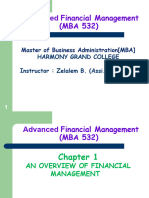 CHAPTER I - Financial Management - An Overview
