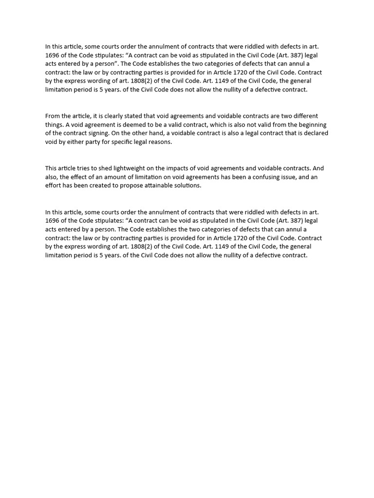 Void Contract PDF