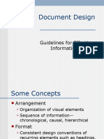 Document Design-Guidelines for Effective Information Layout