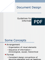 Document Design-Guidelines For Effective Information Layout